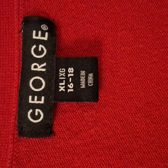 George Women's Vibrant Red Cardigan - Picture 2 of 6